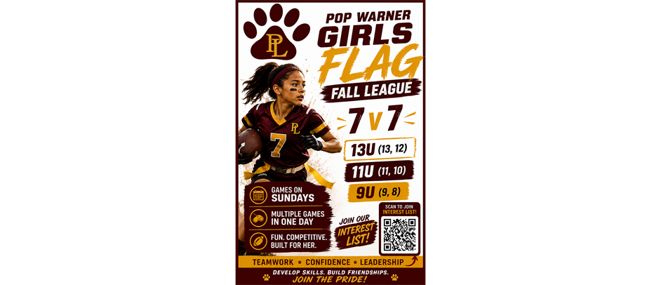 FALL Girls Flag Season Interest